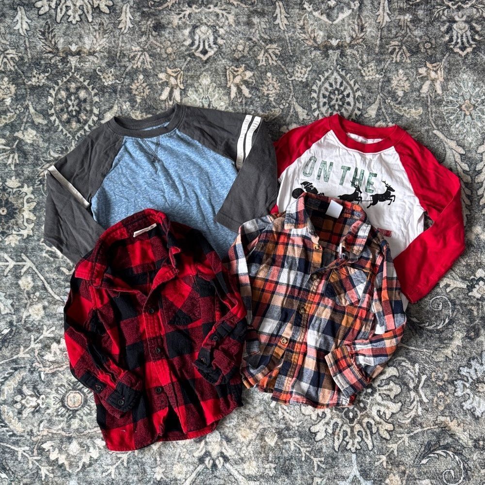 Bundle of 4 Toddler Boys Shirts